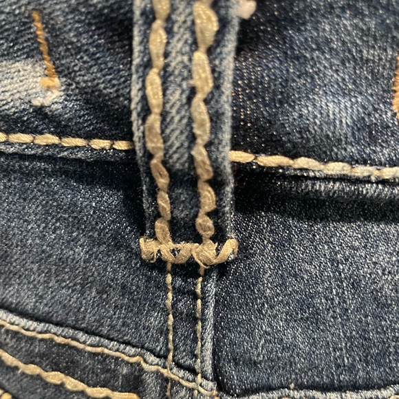 Nine West Vintage, size 10 boot cut jeans with double cream stitching. - Picture 5 of 5